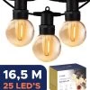 Novalits - Lichtsnoer Buiten & Binnen – Lichtslinger 16 Meter Met 25 LED's – Tuinverlichting Led - Sfeerverlichting - Prikkabel - Lampjes Slinger - Feestverlichting - Met Afstandsbediening & Dimfunctie - 4 Extra Leds 2 Novalits - Lichtsnoer Buiten & Binnen – Lichtslinger 16 Meter Met 25 LED's – Tuinverlichting Led - Sfeerverlichting - Prikkabel - Lampjes Slinger - Feestverlichting - Met Afstandsbediening & Dimfunctie - 4 Extra Leds -Philips Hue Winkel 1000x1200 6
