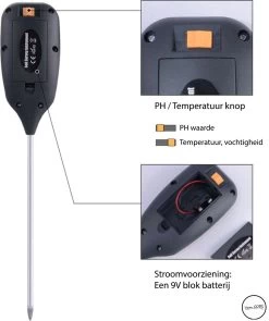 Van CODI® - PH Meter 4 In 1 - Grondmeter - Temperatuurmeter - Lichtmeter - Vochtmeter - Zuurtegraad - Planten - Tuin - Digitaal - Buitenthermometer - PH Meter -Philips Hue Winkel 1006x1200 7