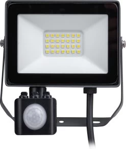Philips Decoflood - Floodlight - Zwart - 1x20W - Met Sensor
