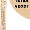 ESTARK® Buitenthermometer EXTRA GROOT - 40 X 7 CM - Binnenthermometer - Metalen Binnen Buiten Thermometer - Thermometer Voor Aan Muur Gevel - Kwik - Draadloos - Min/Max - Muurthermometer - Kozijnthermometer - Temperatuurmeter - Thermometer Hout (H40) -Philips Hue Winkel 1020x1200 5