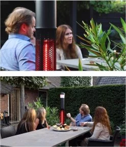 BluMill 3 In 1 Heater - Staande Terrasverwarmer - Terrasverwarmer Elektrisch - Heater Elektrisch - Met LED En Bluetooth Speaker -Philips Hue Winkel 1025x1200 5