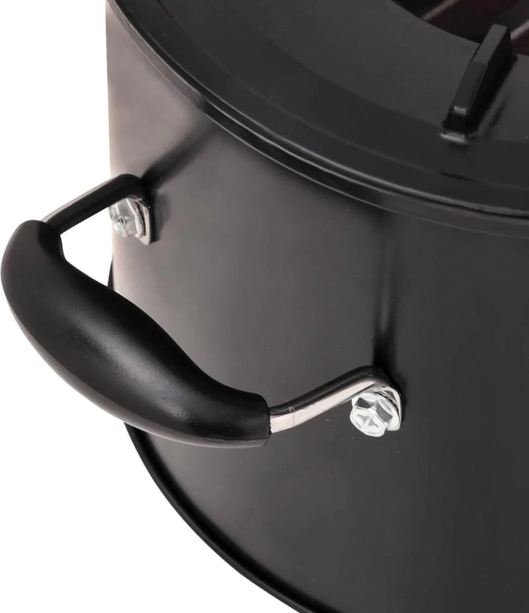 VidaXL Camping Houtkachel 36x26x22,5 Cm Metaal Zwart 5 VidaXL Camping Houtkachel 36x26x22,5 Cm Metaal Zwart - Afbeelding 3