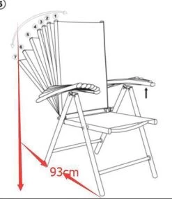 Tuinstoel Standenstoel Aluminium Antraciet 7 Standen Per 2 Stuks -Philips Hue Winkel 1038x1200