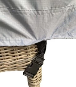 COVER UP HOC - Diamond Hoes Tuinmeubelen- 250x250x90 Cm - Tuinset Beschermhoes Waterdicht Met Stormbanden, Trekkoord En Afwaterings HOCCIE - Zilvergrijze Hoes Tuinmeubels -Philips Hue Winkel 1041x1200 1