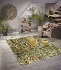 Aledin Carpets Kampala - Vloerkleed 160x230 CM - Laagpolig - Buitenkleed - Voor Binnen En Buiten - Groen - Woonkamer Tapijt -Philips Hue Winkel 1043x1200 6