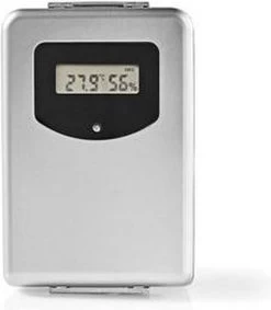 Nedis Weerstation - Binnen & Buiten - Inclusief Draadloze Weersensor - Weersvoorspelling - Barometer - Tijdweergave - Verlicht LCD-Scherm - Wekkerfunctie -Philips Hue Winkel 1048x1200 1