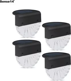 Sense14 – Buitenlamp Dag Nacht Sensor – 4 Stuks - Warmlicht – Balkon, Wand Of Leuning - Tuinverlichting - RGB-Kleurentuinlamp - Zonne Energie – Buitenlamp Met Schemersensor -Philips Hue Winkel 1048x1200