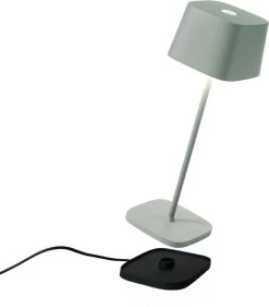 Zafferano - Ofelia MINI - Bruin/ Roest - H30cm - Ledlamp - Bureaulamp – Tafellamp – Snoerloos – Verplaatsbaar – Duurzaam - Voor Binnen En Buiten – LED - Dimbaar - 3000K - IP65 Spat Waterdicht - USB Oplaadbaar -Philips Hue Winkel 1054x1200 2