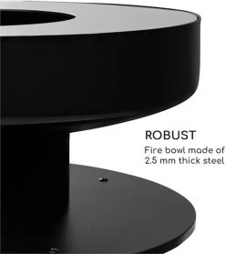 Blumfeldt Wood Stock 2-in-1 Vuurschaal & BBQ - Ø 56 Cm / 30 Cm - Met Grillplaat En Houtopslag - RVS -Philips Hue Winkel 1063x1200 4