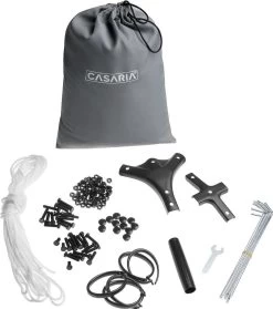 Casaria Paviljoen Topas 3x4m - UV-bescherming 50+ - Antraciet -Philips Hue Winkel 1064x1200 1