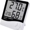 Merkloos Temperatuurmeters -Hygrometers -lcd Multifunctionele -digitale
