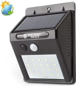 Merkloos 20 LEDs Buitenlamp Draadloze Waterdichte Lamp Bewegingssensor Solar Licht Voor Tuin Tuinverlichting - Wandlamp | Solar Buitenverlichting Wit Licht Ewegingssensor - Zonne-energie – Tuinverlichting Voor Hek En Wand -Philips Hue Winkel 1067x1200 5