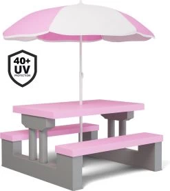 Spielwerk Kinder Tuinset – Incl. Parasol UV-bescherming - Roze Grijs -Philips Hue Winkel 1069x1200 4