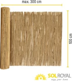 Sol Royal Premium Balkonscherm Riet - Privacyscherm Voor Balkon Solvision S36 - Balkondoek Riet 300x100cm -Philips Hue Winkel 1070x1200 3