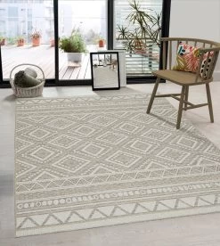 The Carpet Calgary Vloerkleed Voor Buiten En Buiten Buitenkleed Tuintapijt Buitentapijt Beige Diamant 140 X 200 Cm -Philips Hue Winkel 1074x1200 3