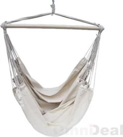 XXL 2 Persoons Hangstoel 185x130 - Zit Hangmat Met Spreidstok Tot 150 Kg - Binnen En Buiten -Philips Hue Winkel 1075x1200