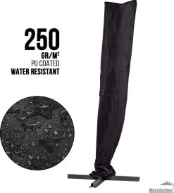 MaxxGarden Parasolhoes - Afdekhoes Voor Zweefparasol - Beschermhoes - 200-400 Cm - Met Rits En Trekkoord - Zwart 14 MaxxGarden Parasolhoes - Afdekhoes Voor Zweefparasol - Beschermhoes - 200-400 Cm - Met Rits En Trekkoord - Zwart -Philips Hue Winkel 1081x1200