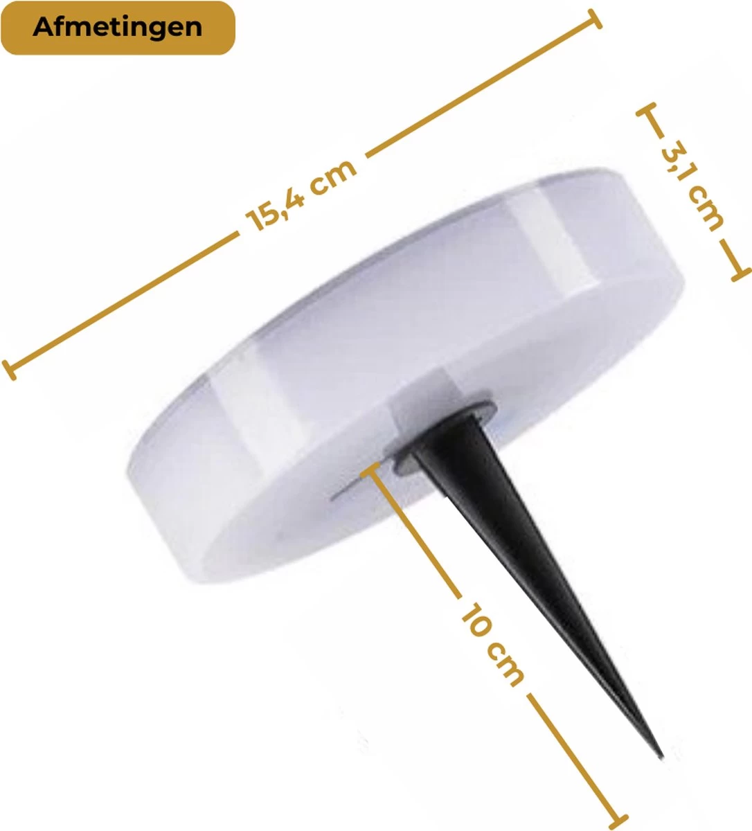 Lueas® - Solar Grondspot Telefoonbestuurbaar- Met App - Zonne-energie - Muurlamp - Lichtsensor - Bluetooth 10 Lueas® - Solar Grondspot Telefoonbestuurbaar- Met App - Zonne-energie - Muurlamp - Lichtsensor - Bluetooth - Afbeelding 8