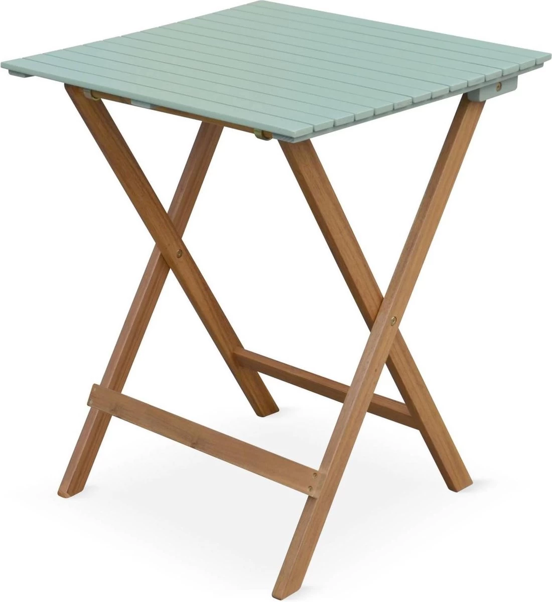 Alice's Garden Bistroset Barcelona - 2 Zitplaatsen - Acacia - Groengrijs 5 Alice's Garden Bistroset Barcelona - 2 Zitplaatsen - Acacia - Groengrijs - Afbeelding 3