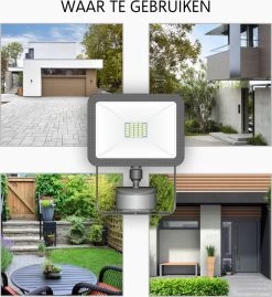 ELRO LF60 Design LED Buitenlamp Met Bewegingssensor - 10W – 800LM – IP54 Waterdicht - Zwart -Philips Hue Winkel 1100x1200 6