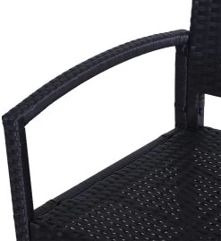 Outsunny Polyrotan Tuinbank 2-zits Parkbank Bank Staal Zwart 867-022 -Philips Hue Winkel 1102x1200 1