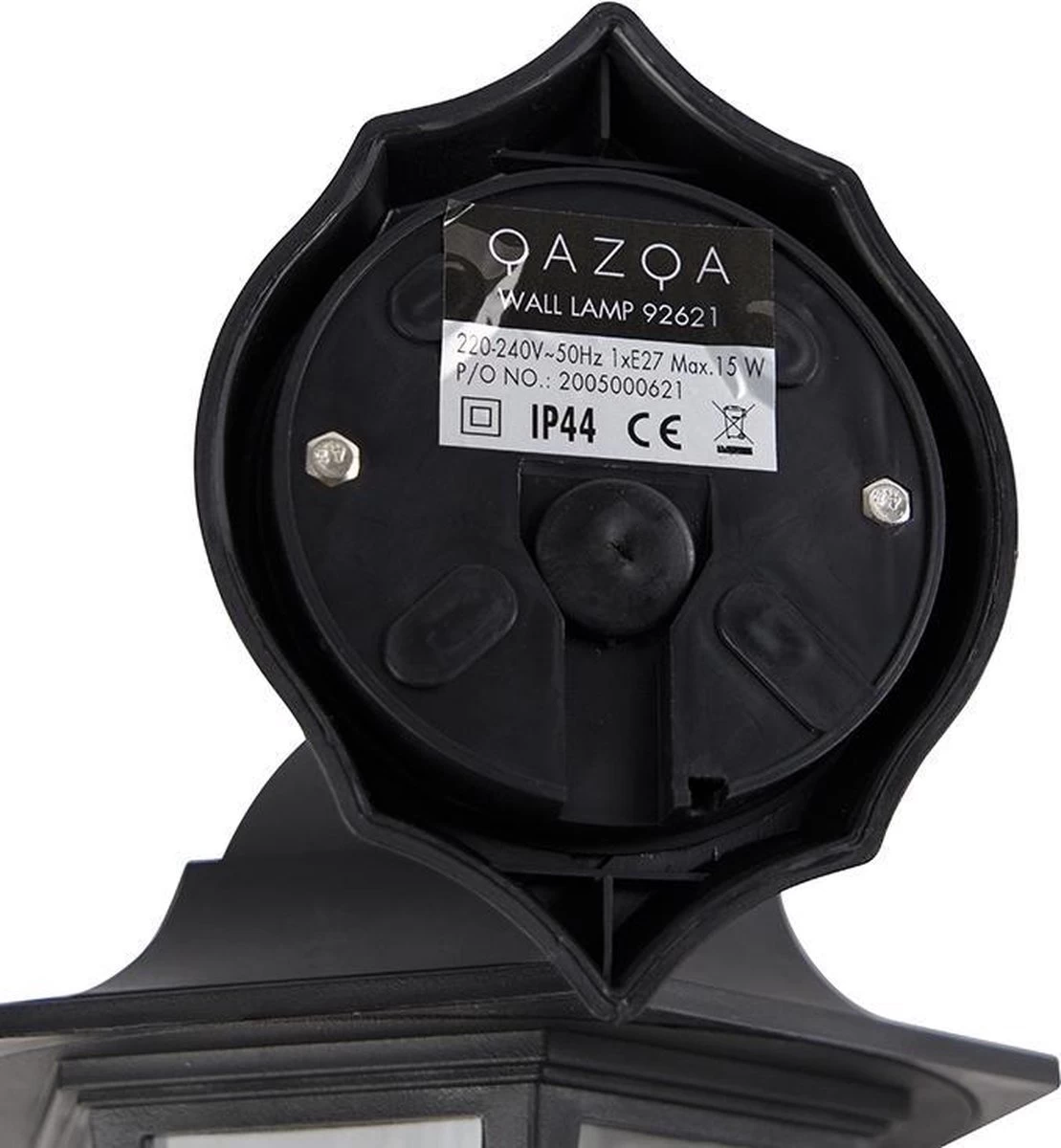 QAZQA New Haven - Klassieke Wandlamp Voor Buiten - 1 Lichts - D 212 Mm - Zwart - Buitenverlichting 17 QAZQA New Haven - Klassieke Wandlamp Voor Buiten - 1 Lichts - D 212 Mm - Zwart - Buitenverlichting - Afbeelding 15