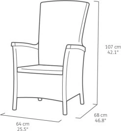 Allibert Vermont Verstelbare Tuinstoel - 64x68x107cm - Grafiet 23 Allibert Vermont Verstelbare Tuinstoel - 64x68x107cm - Grafiet -Philips Hue Winkel 1111x1200