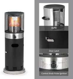 Balioutdoors Lounge Terrasverwarmer 7.3kW -Staande Heater - Gas - Incl. Gasdrukregelaarset 30 Mbar & Slang 50 Cm - Model SRPH92 -Philips Hue Winkel 1112x1200 8