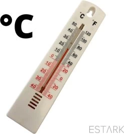 ESTARK® Thermometer - Buitenthermometer - Binnenthermometer - Metalen Binnen Buiten Thermometer - Wit - Thermometer Voor Aan Muur Gevel - Kwik - Draadloos - Min/Max - Muurthermometer - Kozijnthermometer - Temperatuurmeter - Thermometer Wit -Philips Hue Winkel 1113x1200 2