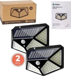 Niceey Solar Buitenlamp Met Bewegingssensor - 100 LED's - Wit Licht - Zonne-Energie - Wandlampen - Buiten Lamp - IP65 Waterdicht - 2 Stuks 17 Niceey Solar Buitenlamp Met Bewegingssensor - 100 LED's - Wit Licht - Zonne-Energie - Wandlampen - Buiten Lamp - IP65 Waterdicht - 2 Stuks -Philips Hue Winkel 1113x1200
