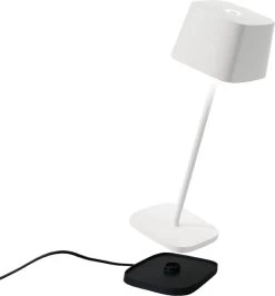Zafferano - Ofelia MINI - Bruin/ Roest - H30cm - Ledlamp - Bureaulamp – Tafellamp – Snoerloos – Verplaatsbaar – Duurzaam - Voor Binnen En Buiten – LED - Dimbaar - 3000K - IP65 Spat Waterdicht - USB Oplaadbaar -Philips Hue Winkel 1114x1200 7