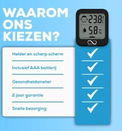 Infinite Goods Hygrometer - Digitale Weerstation - Luchtvochtigheidsmeter - Thermometer Voor Binnen - Vochtmeter - Magneten/Ophangoog - Incl. Batterij 20 Infinite Goods Hygrometer - Digitale Weerstation - Luchtvochtigheidsmeter - Thermometer Voor Binnen - Vochtmeter - Magneten/Ophangoog - Incl. Batterij -Philips Hue Winkel 1117x1200