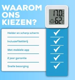 Infinite Goods Hygrometer Bluetooth - Digitale Weerstation - Luchtvochtigheidsmeter - Thermometer Voor Binnen - Vochtmeter - Gratis App - Incl. Batterij -Philips Hue Winkel 1117x1200 5