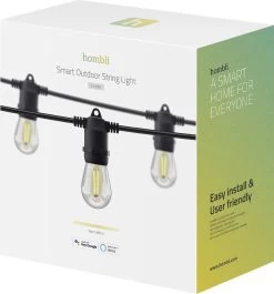 Hombli Smart Outdoor String Light 5m – Lichtsnoer Voor Buiten – Sfeerverlichting Voor In De Tuin, Balkon En Terras – Weerbestending IP65 -Philips Hue Winkel 1118x1200 7