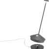 Zafferano - Pina - Donker Grijs - H29cm - Ledlamp - Bureaulamp – Tafellamp – Snoerloos – Verplaatsbaar – Duurzaam - Voor Binnen En Buiten – LED - Dimbaar - 2700K – IP54 Spat Waterdicht - USB Oplaadbaar -Philips Hue Winkel 1122x1200 3