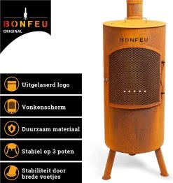 BonFeu Bongiano LP Roest Tuinhaard - L 30 X B 30 X H 153 Cm - Cortenstaal - Bruin - Tuinhaard - Terrasverwarming - Terrasverwarmers - Tuinkachel - Terraskachel - Houtkachel - Kachels 11 BonFeu Bongiano LP Roest Tuinhaard - L 30 X B 30 X H 153 Cm - Cortenstaal - Bruin - Tuinhaard - Terrasverwarming - Terrasverwarmers - Tuinkachel - Terraskachel - Houtkachel - Kachels -Philips Hue Winkel 1132x1200 4
