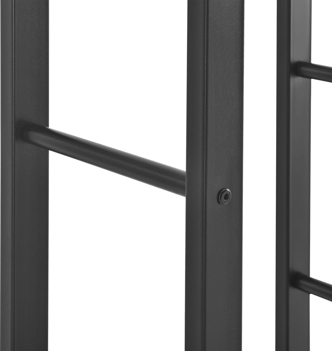 Stalen Brandhoutrek Houtopslag Zwart 100x150x25 Cm 6 Stalen Brandhoutrek Houtopslag Zwart 100x150x25 Cm - Afbeelding 4