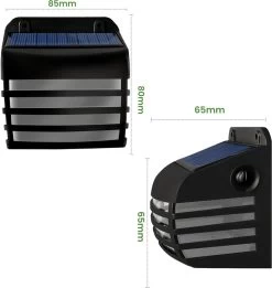 Solar Wandlamp Buiten 'Stripe' - Set Van 4 Stuks - Wandlamp Op Zonne-energie -Philips Hue Winkel 1137x1200 2