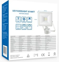 ELRO LF60 Design LED Buitenlamp Met Bewegingssensor - 10W – 800LM – IP54 Waterdicht - Wit 30 ELRO LF60 Design LED Buitenlamp Met Bewegingssensor - 10W – 800LM – IP54 Waterdicht - Wit -Philips Hue Winkel 1139x1200 4
