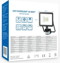 ELRO LF60 Design LED Buitenlamp Met Bewegingssensor - 10W – 800LM – IP54 Waterdicht - Zwart -Philips Hue Winkel 1139x1200 6