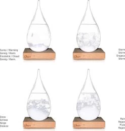 MikaMax Stormglas Small - Donderglas - Barometer - Weerglas - Weerstation - Weervoorspeller - Voorspelt Het Weer - Incl. Houten Standaard - ø 8 X 11 Cm 12 MikaMax Stormglas Small - Donderglas - Barometer - Weerglas - Weerstation - Weervoorspeller - Voorspelt Het Weer - Incl. Houten Standaard - ø 8 X 11 Cm -Philips Hue Winkel 1144x1200 5