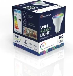 Hoftronic Smart Alvin - Smart LED Wandlamp - WiFi + Bluetooth - Downlight - GU10 5,5 Watt 400lm - RGBWW 16,5 Miljoen Kleuren - Slimme Muurlamp - Geschikt Als Binnen En Buiten Wandlamp - 3 Jaar Garantie -Philips Hue Winkel 1145x1200 4