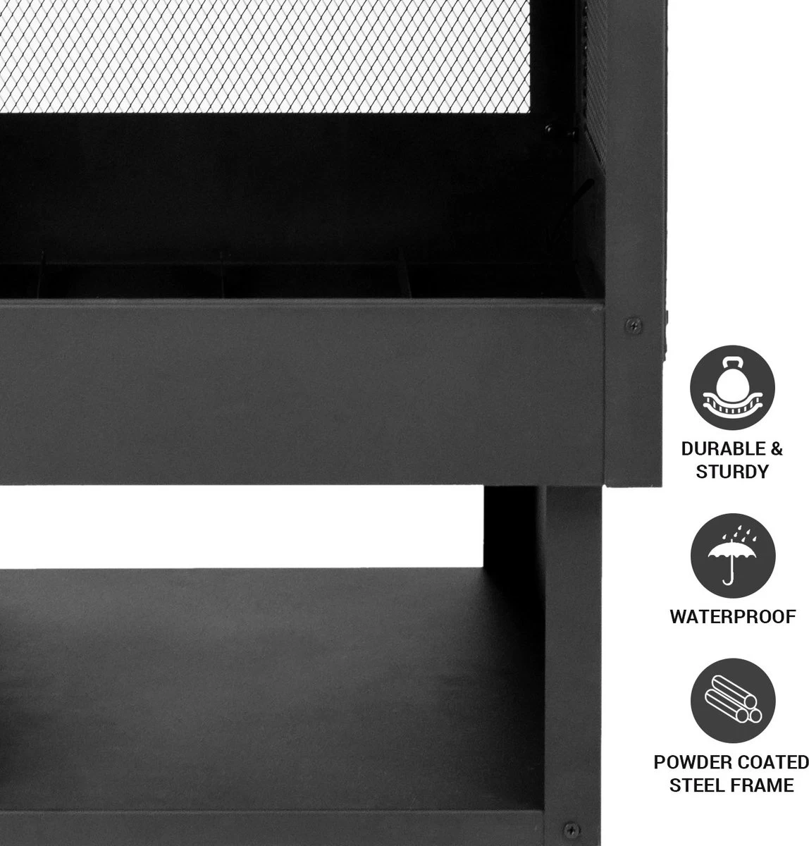 MaxxGarden Tuinhaard Grieks Apollo - Terrashaard - Vuurkorf - Terrasverwarmer - Terrasverwarming - Sfeerhaard - 45x45x135 Cm 5 MaxxGarden Tuinhaard Grieks Apollo - Terrashaard - Vuurkorf - Terrasverwarmer - Terrasverwarming - Sfeerhaard - 45x45x135 Cm - Afbeelding 3