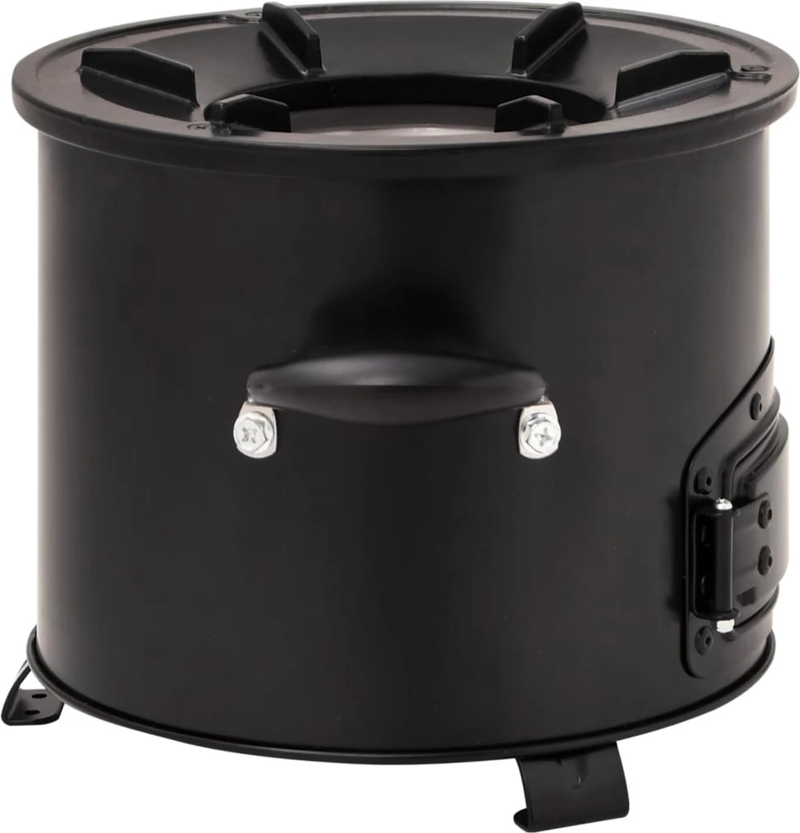 VidaXL Camping Houtkachel 36x26x22,5 Cm Metaal Zwart 12 VidaXL Camping Houtkachel 36x26x22,5 Cm Metaal Zwart - Afbeelding 10