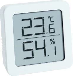 TFA Dostmann 30.5051.02 Thermo- En Hygrometer Wit