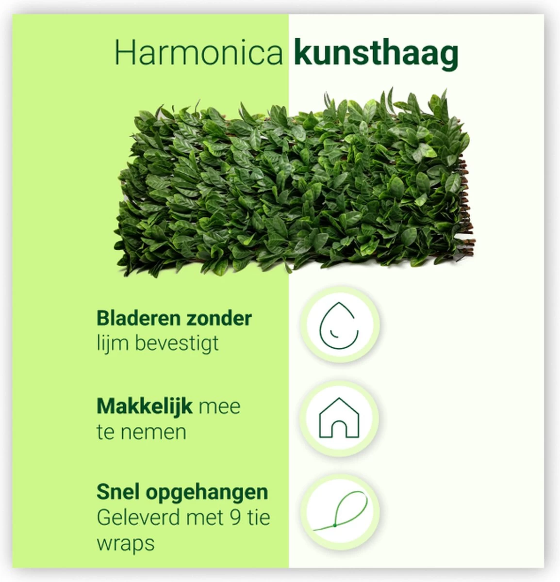 Laurier Kunsthaag-Bamboe Hout-80x40cm Tot 55x230cm-Tuinscherm-Voor Binnen En Buiten-Uitschuifbaar-balkonscherm 4 Laurier Kunsthaag-Bamboe Hout-80x40cm Tot 55x230cm-Tuinscherm-Voor Binnen En Buiten-Uitschuifbaar-balkonscherm - Afbeelding 2