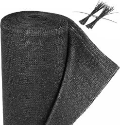 Sol Royal Zichtbreeknet Antraciet SG 80 Balkonscherm Zichtdoek 2500x200cm - Omheining 165 G/m² - Balkondoek Tuinnet Zonwerend HDPE - Inclusief Kabelbinders -Philips Hue Winkel 1154x1200 6