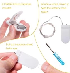 BOTC Lichtsnoer Binnen En Buiten - 3 Stuks - 2 Meter LED - Fairy Lights - Lampjes Slinger - Op Batterijen - Sfeerverlichting -Philips Hue Winkel 1160x1200 4