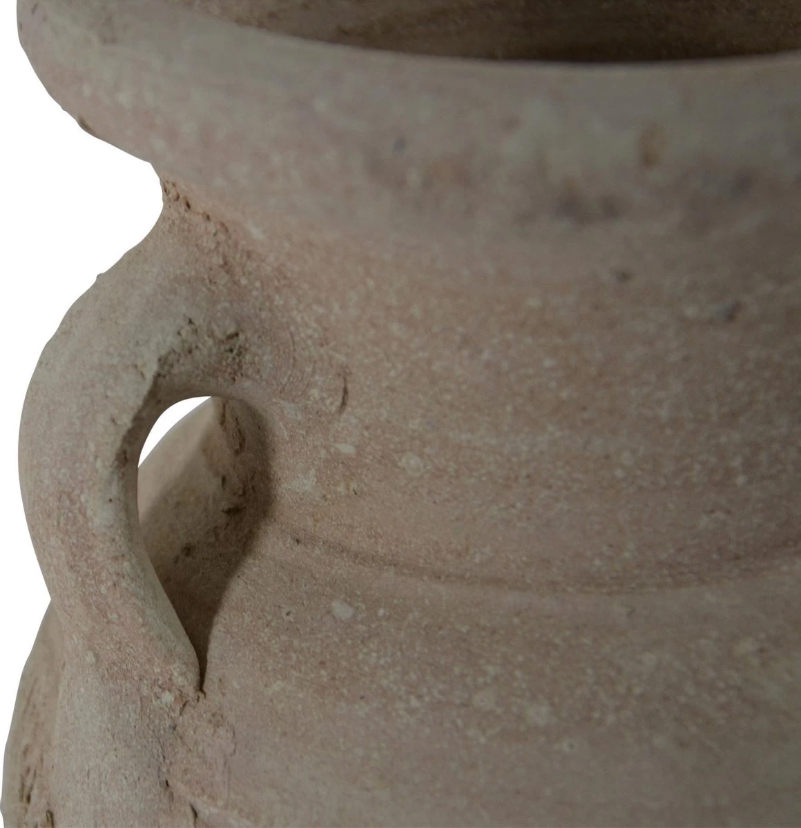 Buiten Amfoor/amfora Kruik Creme Wit Keramiek 25 Cm - Aardewerk Tuindecoratie - Amforen/amforas Voor Buiten/tuin 5 Buiten Amfoor/amfora Kruik Creme Wit Keramiek 25 Cm - Aardewerk Tuindecoratie - Amforen/amforas Voor Buiten/tuin - Afbeelding 3