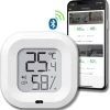 Infinite Goods Hygrometer Bluetooth - Weerstation - Luchtvochtigheidsmeter - Thermometer Voor Binnen - Vochtmeter - Gratis App - Incl. Batterij